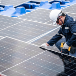 solar PV system installation